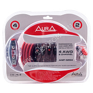 Комплект кабелей для подключения усилителя AURA AMP-0204