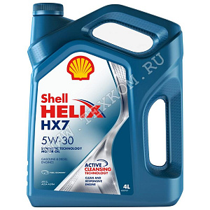 Масло моторное SHELL HELIX HX-7 5W30 SL/SF 4л п/синт.