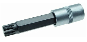 Головка со вставкой 1/2" SPLINE (M10, L=100 мм) AVS BS12M10L