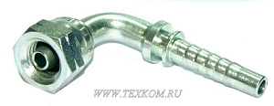 Фитинг DKOL90°(Г) конус 24° 1/4" (M12x1,5)