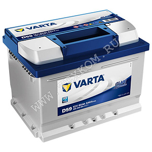 Аккумуляторная батарея VARTA 6СТ60з BD обр,242х175х175 низ. (С.)