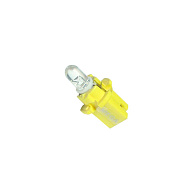 Лампа 12V W1.2W (W2*4.6 с пат. B8.5d) светодиод YELLOW 12V Megapower