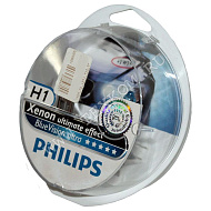 Лампа 12V H1 (55) P14.5s BLUE VISION(2+2W5W) 12V Philips