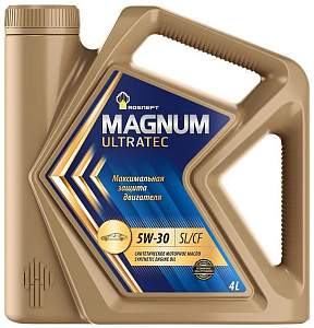 Масло моторное РОСНЕФТЬ Magnum Ultratec 5W30 SL/CF синт. 4л