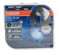 Лампа 12V H7 (80) +50% COOL BLUE BOOST 5500K бокс2шт OSRAM