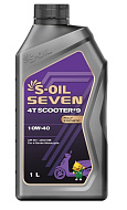 Масло моторное S-OIL SEVEN 4Т SCOOTER #9 MB 10W40 1л