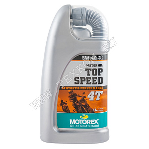 Масло моторное MOTOREX TOP SPEED 4Т 5W40 1л