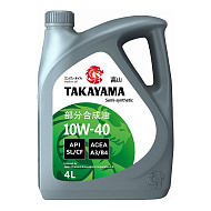 Масло моторное TAKAYAMA 10W40 API SL/CF A3/B4 (пластик) п/синт. 4л