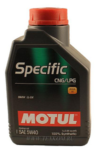 Масло моторное MOTUL SPECIFIC CNG/LPG 5W40 1л синт.