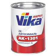 Автоэмаль АК-1301 Белая базовая 0,8кг VIKA