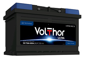 Аккумуляторная батарея VOLTHOR ULTRA 6СТ73 обр.низк. Словения 278х175х175 630А