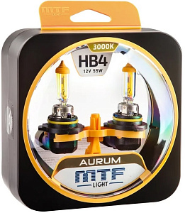 Лампа HB4 55W Aurum 3000K MTF