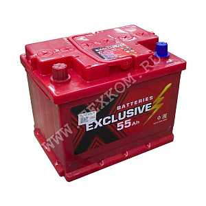 Аккумуляторная батарея Exclusive 6СТ 55 прям 242х175х190 Казахстан (ETN-555 401 048)
