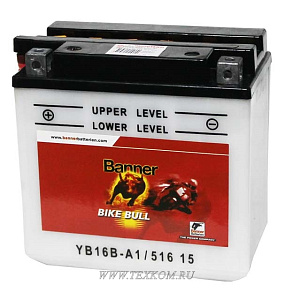 Аккумуляторная батарея BANNER BIKE Bull 16+элект YB16В-A1 160х90х161 Австрия (ETN-516 015 016)