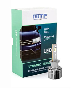 Лампа H1 LED Dynamic Vision 2500Lm 5500K MTF