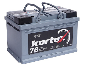 Аккумуляторная батарея KORTEX SILVER Dynamic 6СТ 78 обр. низ. 278х175х175 Турция