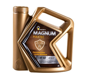 Масло моторное РОСНЕФТЬ Magnum Maxtec 5W40 SL/CF п/синт. 4л