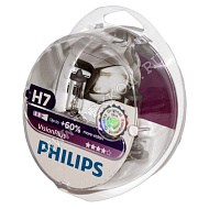 Лампа 12V H7 (55) PX26d+50% Philips Vision Plus (2шт)