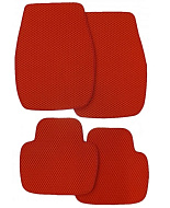 Коврик автомобильный EVA универсальные №3 (красный/красный) к-кт