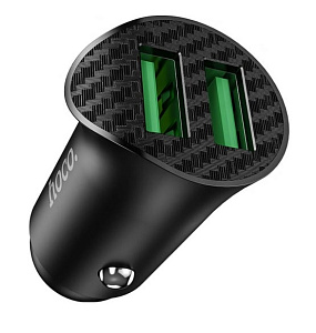 Устройство зарядное hoco Z39 Dual port QC3.0 black