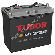 Аккумуляторная батарея TUBOR ASIA SILVER 6СТ 57 обр. 236х128х221 450A B24L