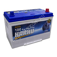 Аккумуляторная батарея KARHU Asia 6СТ100 VL АПЗ обр 304х173х220 Казахстан (JIS-115D31L)