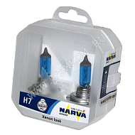 Лампа 12V H7 (55) PX26d Range Power White 4500K (2шт) 12V Narva