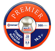 Пули пн.Crosman Domed Premier 5.5мм 500шт.