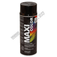 Краска MAXI COLOR черная глянц. аэрозоль 400мл