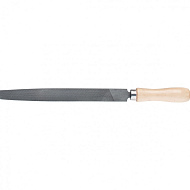 Напильник 250мм плоский, деревянная ручка СИБРТЕХ