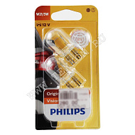 Лампа 12V W21/5W (W3*16q) (2шт) 12V Philips