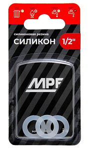 Прокладка 1/2" MPF белая (силикон) (3 шт.), MP