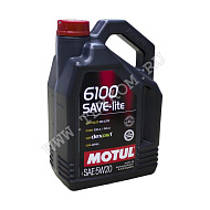 Масло моторное MOTUL 6100 SAVE-LITE 5W20 4л (остатки)