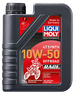 Масло моторное LIQUI MOLY мото 4Т Motorbike Synth Offroad Race MA2 10W50 1л синт.