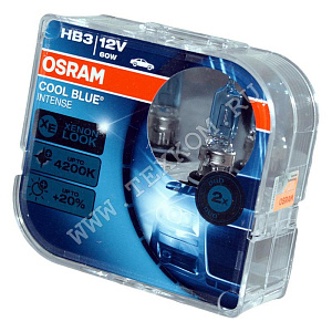 Лампа 12V HB3/9005 (60) P20d+20% Cool Blue Intense (2шт) 12V Osram