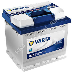 Аккумуляторная батарея VARTA 6СТ52з BD обр.207х175х190 (С.)