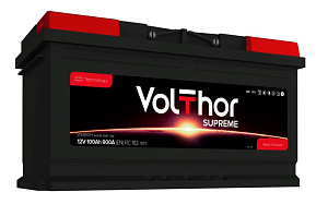 Аккумуляторная батарея VOLTHOR Supreme 6СТ100 обр. Словения 353х175х190 900А