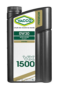 Масло моторное YACCO VX 1500 0W30 2л