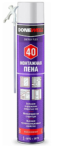 Пена монтажная "DONEWELL ENERGY FLEX 40" 1000мл (12)