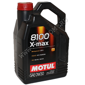 Масло моторное MOTUL 8100 X-Max 0w30 синт 4л.