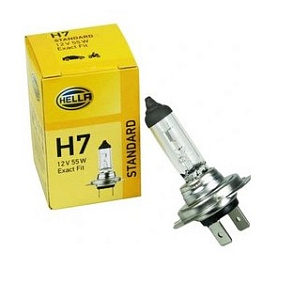 Лампа 12V H7 (55) PX26d 12V HELLA