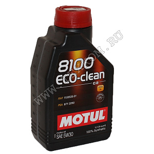 Масло моторное MOTUL 8100 Eco-clean С2 5w30 1л. синт.
