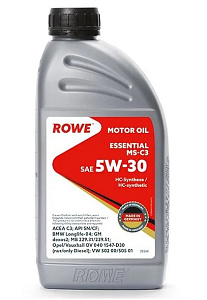 Масло моторное ROWE ESSENTIAL MS-C3 5W30 1л