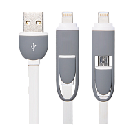 Кабель Micro USB/Lightning MICRO USB/LIGHTNING TO USB 1м ZIPOWER