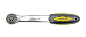 Трещотка 3/8" Т 72 (изогнутая резиновая ручка) VOREL