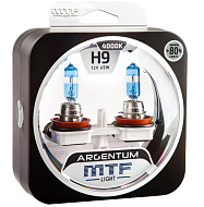 Лампа H9 65W Argentum +80% к-т MTF