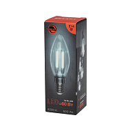 Лампа светодиод. филаментная REXANT Свеча CN35 7.5 Вт 600 Лм 4000K E14 диммируемая, прозрачная колба