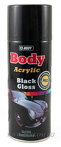 Краска BODY черная глянцевая (аэрозоль) 400мл