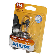 Лампа 12V H4 (60/55) P43t-38+30% Premium 12V Philips