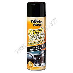 Полироль пластика TURTLE WAX FRESH SHINE ваниль 500мл.